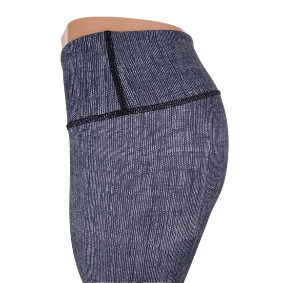 Lululemon Wunder Under Crop *Full-On Luxtreme 4 Burlap Texture Black Dune - Picture 3 of 8